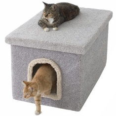 Miller's Cats litter box cover